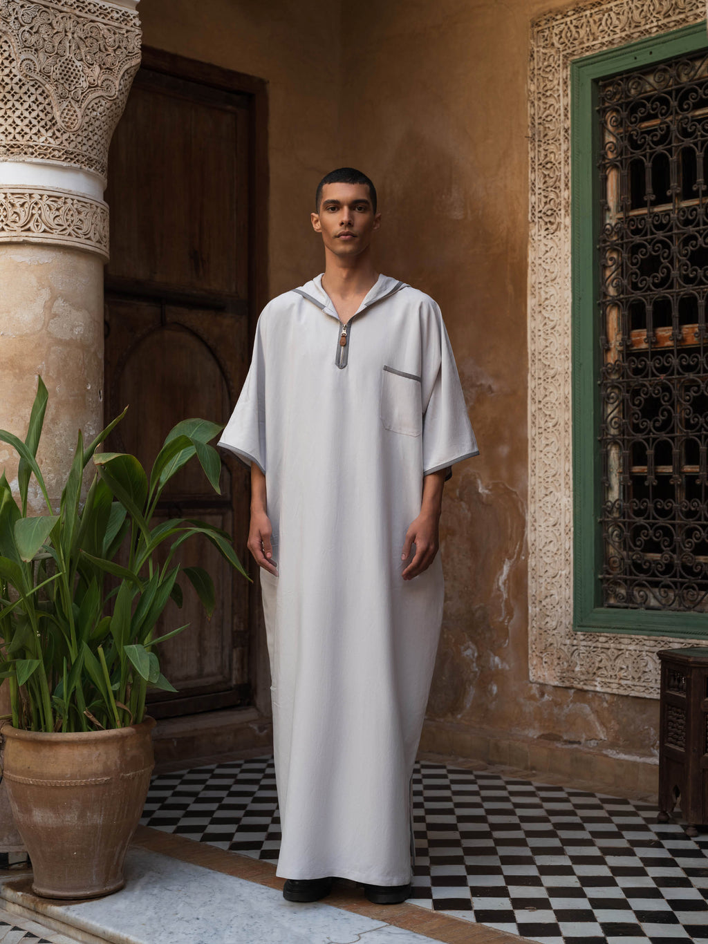 Men's Jalabiya - Gray