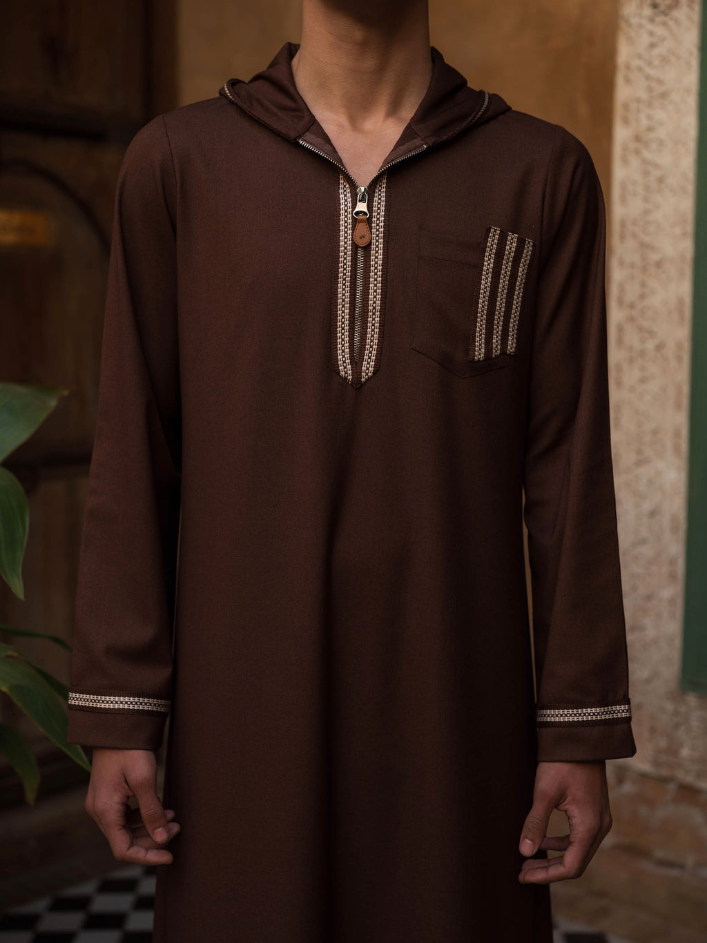 Men's Embroidered Jalabiya