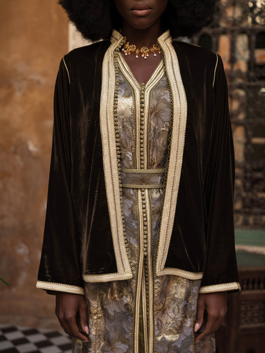 Velvet Petals - Olive