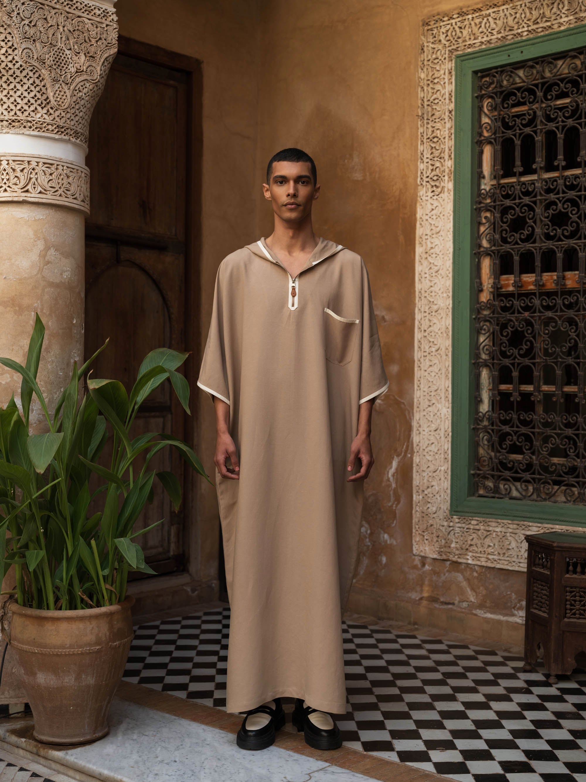 Men's Jalabiya - Camel