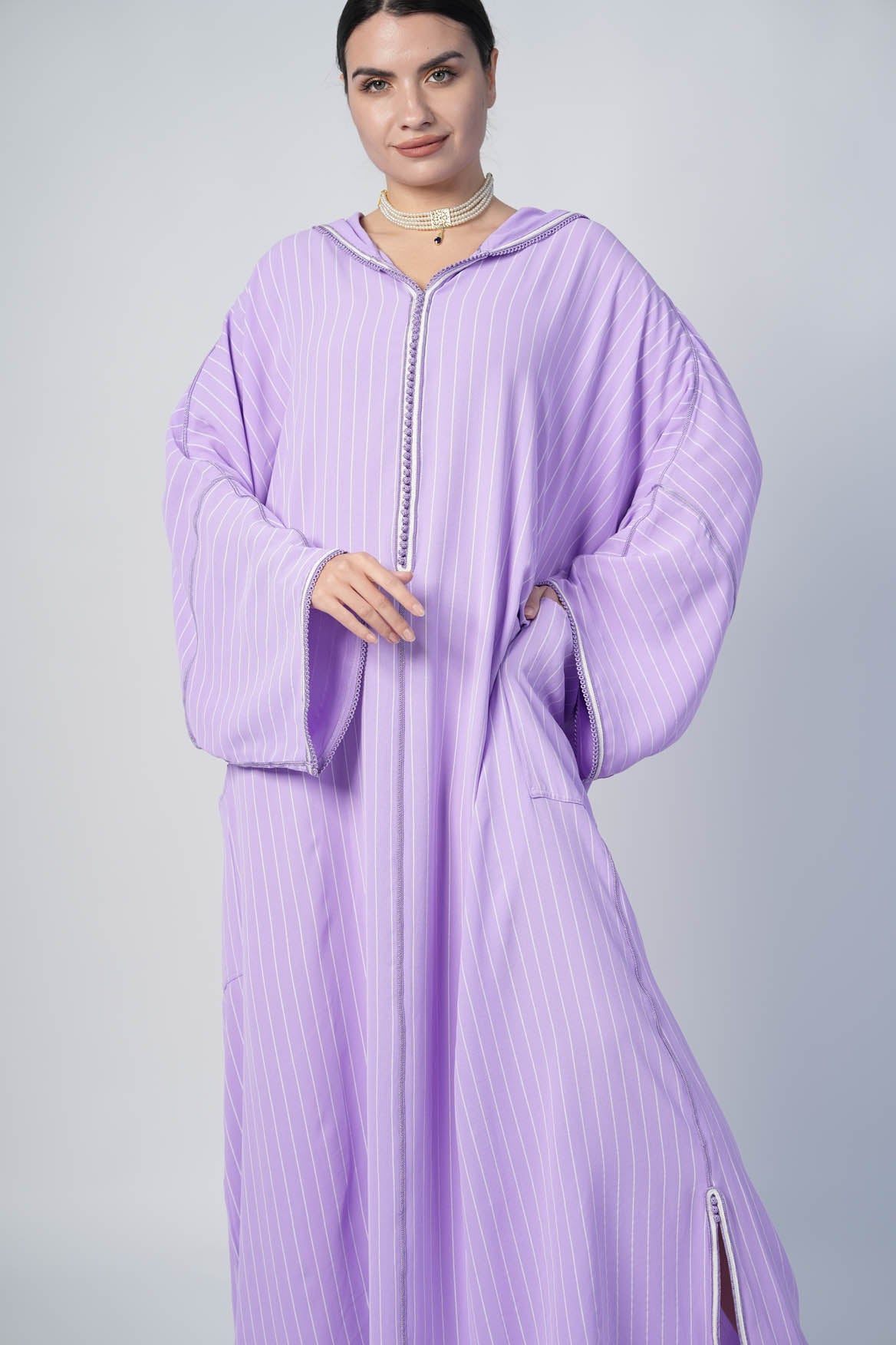 Crepe Kaftan Lavendar