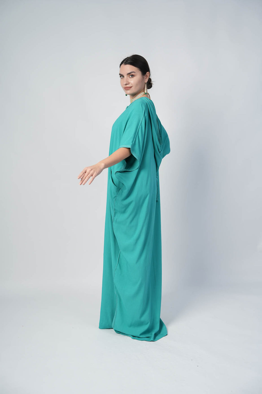 Cotton Green Kaftan
