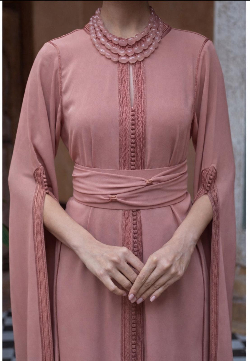 Dusty Rose Kaftan