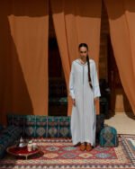 ⁦جلابية زرقاء⁩ - الصورة ⁦5⁩